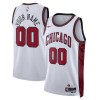 Chicago Bulls Custom Nike 2022-23 City Edition Valkoinen Miesten Pelipaidat Swingman